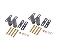 Lurrose 1 Ensemble Cadre de Support de lit Jambe Colonne Montante Meubles Ajustable pour sommier à Lattes avec Support Central Pieds de Table réglables Le Fer