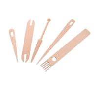 Lurrose 1 Ensemble Ensemble D'accessoires à Mécanisme Accessoires pour Métier à Tricoter Mini Métier à Tisser Petits Métiers à Tisser Kit De Métier à Tisser Kit Métier à Tisser Bois Beige