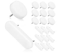 Lurrose 1 Ensemble Glisse des Ongles Rond Jambe pour Patins de Meubles à vis Pied de Chaise Fixe Costard Clous Faut ongle chaises Caisse Patins de Chaise Ongles glissants Plastique