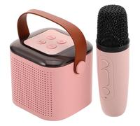 Lurrose 1 Ensemble Machine à Karaoké Compacte pour Garçon Fille et Adultes Haut Parleur sans Fil pour à et Extérieur