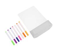 Lurrose 1 Ensemble Tableau Éclairé Effaçable Acrylique pour Garçon Fille avec Lampe de Nuit Set Diy de Tableau Lumineux avec Marqueurs Colorés et Câble USB Outil Créatif pour Chambre des