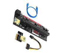 Lurrose 1 Jeu De Lignes D'Exploitation Minière Adaptateur De Carte Pcie Riser Extension Pcie Adaptateur D'Extension Pcie Accessoires Informatiques Adaptateur De Carte Pcie 1X