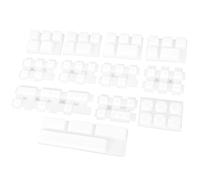 Lurrose 1 Jeu Outil de Fabrication Artisanale Outils de Fabrication de Clavier Plateau de Clavier Mechanical Keyboard Clavier mecanique Moule de keycap de Clavier Moule époxy Cristal