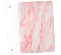 Lurrose 1 Paire Coque Marbre Douce pour Ordinateur Portable Protection et Ventilée avec Facile Aux Ports et