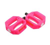 Lurrose 1 Paire de Pédales de Vélo pour Garçon et Filles en Plastique Solide, Filetage 1/2 Pouce, Surface Stable et Résistante à l'usure, Adaptées aux Vélos et VTT pour Tout-Petits