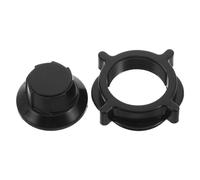 Lurrose 1 paire d'écrous de blocage pour pales de ventilateur, diamètre intérieur 37 mm, avec capuchon : fixations sécurisées pour la grille de ventilateur sur pied et pièces de rechange