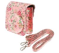 Lurrose 1 Pièce Sacoche de Protection pour Photo Mini avec Bandoulière Amovible pour Shopping Camping Voyages Flamant