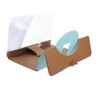 Lurrose 1 Pièce Support de Téléphone Portable avec Amplificateur Écran Loupe de Multifonctionnelle pour Smartphones pour Visionnage Confortable et Protection Yeux