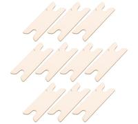 Lurrose 10 Bâtonnets de Tissage en Bois, Outils de Métier à Tisser Compacts et Robustes, Ensemble de 10 Pièces pour Artisanat, Tricot, Écharpes et Tapisseries, Accessoires de Couture