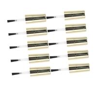 Lurrose 10 Bouchons Pinceau pour Flacons de Vernis à Ongles Gel, Réutilisables et Solide, pour Usage Professionnel et Personnel