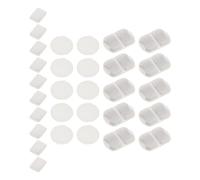 Lurrose 10 Ensembles Ensemble de Filtres pour Fontaine à Chat Compatible 7l Acier Inoxydable Filtration Triple, Tissu Non Tissé et Éponge pour Eau Fraîche la Maison