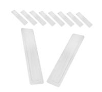 Lurrose 10 pièces Boîte de Protection Transparente pour Aiguilles de Pendule Murale Coque Anti-Collision PVC Résistante Pression Accessoire de Réparation Horloge Quartz Lot