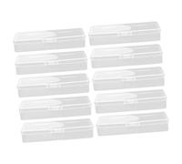 Lurrose 10 Pièces Boîte De Récupération De Lames De Rasoir Boîte De Recyclage De Lames Distributeur