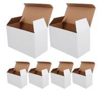 Lurrose 10 Pièces Boîtes Emballage Carton Ondulé Multi-compartiments Lot De Boîtes Pour Expédition Express Pour Petits Objets Et Articles Expédition