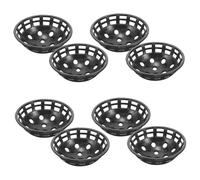 Lurrose 10 pièces Coussins Maille pour Fond de Pot de Fleur Tampons Plastique Drainants pour Jardinières Réutilisables pour Plantes Intérieur et Extérieur Protection Anti-Boue pour