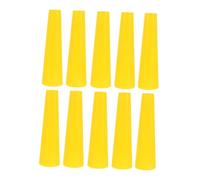 Lurrose 10 Pièces Lot de Cônes Plastiques Coniques pour Machine à Coudre Tubes PVC Résistants Nœuds pour Gestion Fil et Tricotage