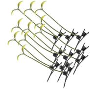 Lurrose 10 pièces Lot de Pinces Cheveux Ado Amusantes Forme Pousse de Haricot Accessoires Coiffure Plantes Barrettes Légères et Élégantes pour Filles