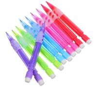 Lurrose 10 Pièces Porte Mini 0,7mm avec Gomme Intégrée, Plastique PP | Crayon Mécanique Pastel, Remplaçables, pour Notes, École, Dessin, Carnets