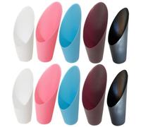 Lurrose 10 pièces Set de Pelles à Sol Plastique pour Jardinage Pelles pour Plantation et Rempotage Outils Durables pour Seau de Jardin et Plantes Nettoyage et Désherbage Précis