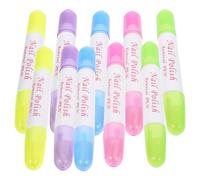 Lurrose 10 Pièces Stylo Correcteur de Vernis à Ongles Rechargeable en Plastique