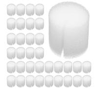 Lurrose 100 Blocs D’éponge Hydroponique sans Terre Blancs pour Culture Hors-Sol, Accessoires Hydroponiques pour Semis, Démarrage et Pépinière, Adaptés pour Potager et Serrage, 32 Mm, 100