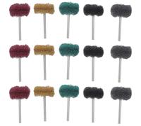 Lurrose 100 disques de polissage abrasifs, accessoires de polissage rotatifs de 4,5 cm/1,8", kit de conditionnement de surface pour le des métaux, grain 120/180/240/400/600