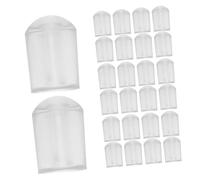 Lurrose 100 Pièces Couvre Fils de Protection PVC pour Crochets de Cintre Embouts de Sécurité pour Cintres Protection Les Blessures pour Usage Domestique Professionnel et Scolaire