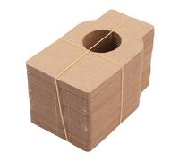 Lurrose 100 pièces Étiquettes Bouteille Vin Kraft Papier Marquage Bouteilles Cave Résistantes et Réutilisables