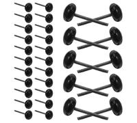 Lurrose 100 Pièces Glass Safety Craft Eyes for Needle Felting Dolls Plush Animals DIY Handmade