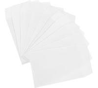 Lurrose 100 Pièces Petites Enveloppes Blanches en Papier, Enveloppes pour L'argenté Liquide, Lot pour Économies et Rangement de Petits Objets