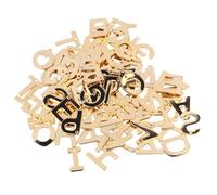 Lurrose 100pièces Pendentifs Lettres Forme de Suspension Kit DIY de Pendentifs et Amusants Ornements pour Création de Bijoux
