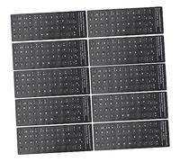Lurrose 10feuilles Autocollants pour Clavier Ordinateur Et Ordinateur Portable Lettres Autocollants Étiquettes De Remplacement pour Clavier Espagnol