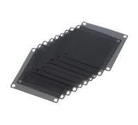 Lurrose 10pièces Filtre pour Pc Ventilation Lot de Filtres Maille pour Cache-Ventilateur Accessoire Informatique pour Boîtier Pc