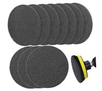 Lurrose 10Pièces Nettoyage Abrasifs Multi-usage pour Perceuse Accessoires pour Brosse de Nettoyage Nylon pour Cuisine Salle de Bain et Intérieur de Voiture