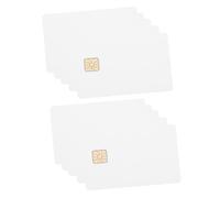 Lurrose 12 Cartes de Crédit Vierges avec 16K Mémoire pour Systèmes Compactes et Pratiques pour Entreprises et Communautés Cartes Blanches en PVC