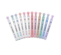 Lurrose 12 Pièces Chat Pastel Encre Aquarelle sans Bavure Feutres Patte de Chat Colorés pour Garçon Fille Étudiants Fournitures Scolaires et Bureau