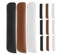 Lurrose 12 Pièces Couverture de boîtier à Crayon Porte-stylos étui à Stylet Stockage à Stylo Manchon de Stylo PU Trousse à Stylo à Bille Jolis Accessoires de Bureau Unité Centrale