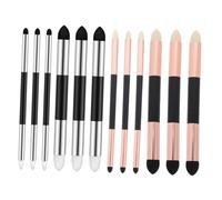 Lurrose 12 Pièces Lot de Stylos Éponge Double Tête pour Dessin Outil de Mélange Lavable pour Naturel et Détails Précis Stylo Éponge pour Artistes et Étudiants