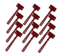 Lurrose 12 Pièces Mini Marteaux de Bois pour Juges Garçon Fille Accessoires de Costume Réalistes pour Jeux de Rôle Fêtes à Thème Tribunal Enchères et Halloween