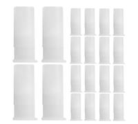 Lurrose 120 Pièces Couineurs en Abs pour Jouets à Presser pour Chiens et Chats, Accessoires Faciles à Utiliser pour Réparation de Jouets en Peluche Blancs, pour Bricolage