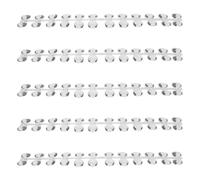 Lurrose 120 Pièces Plaque de Nail Art, Présentoir Transparent pour Échantillons D'ongles, Plastique, Ronde et Plate, Portable, pour Salon de Manucure, Professionnels et Amateurs de DIY