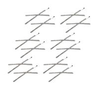 Lurrose 12Pcs Pinces à Cheveux en Alliage de Zinc Doré, Accessoires Cheveux Confortables pour Filles, Décoration Coiffure pour Réunions Familiales et Rendez-vous