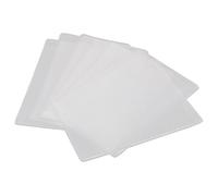 Lurrose 12pièces Étui Transparent Dull Polish pour Cartes Identité Banque Protection Antimagnétique pour Cartes De Transport Membre Et Plus