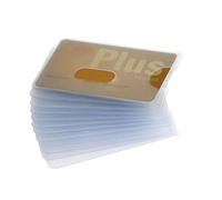 Lurrose 12Pièces Titulaire de Carte Identité Transparent pour Carte de Bus et Carte Bancaire Protection et Pratique
