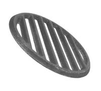 Lurrose 13cm Grille Fonte Barbecue Ronde de pour Cuisson au Charbon | Pièce de Rechange, Haute Rétention Thermique et Résistance Élevée, Usage Extérieur, Installation Facile