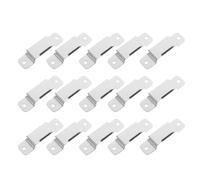 Lurrose 15 Clips Métalliques pour Mètre Ruban, Supports de Ceinture Robustes, Porte-mètre Petit Format, Pince à Ruban à Mesurer en Fer, Outil Pratique pour Atelier et Usage Professionnel