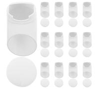 Lurrose 15 Ensembles Hydroponic Plant Nursery Cups with Water-retaining Sponges for Balcony and Backyard Vegetable Growing Soilless Cultivation Planter Cups for Indoor Gardening