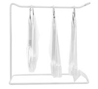 Lurrose 150 bâtonnets de présentation transparents pour vernis à ongles avec support en fer - Présentoir en acrylique avec anneau et support - Idéal pour salon, domicile et pratique