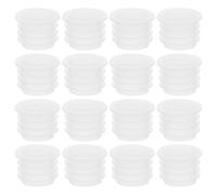 Lurrose 150 Bouchons en Plastique Pe Ronds Réutilisables pour Bouteilles de Sel et Vin, Capuchons de Remplacement Pratiques Cuisine et Laboratoire