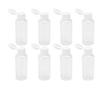 Lurrose 15pièces Flacon Vide De Plastique Avec Couvercle Contenants Vides Pour Liquides De Voyage Shampoings Et Lotions